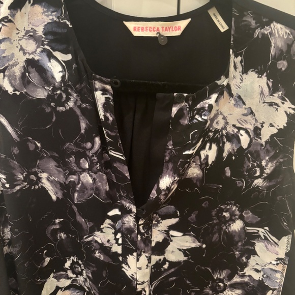 Rebecca Taylor Silk Sleeveless Blouse - Picture 3 of 3